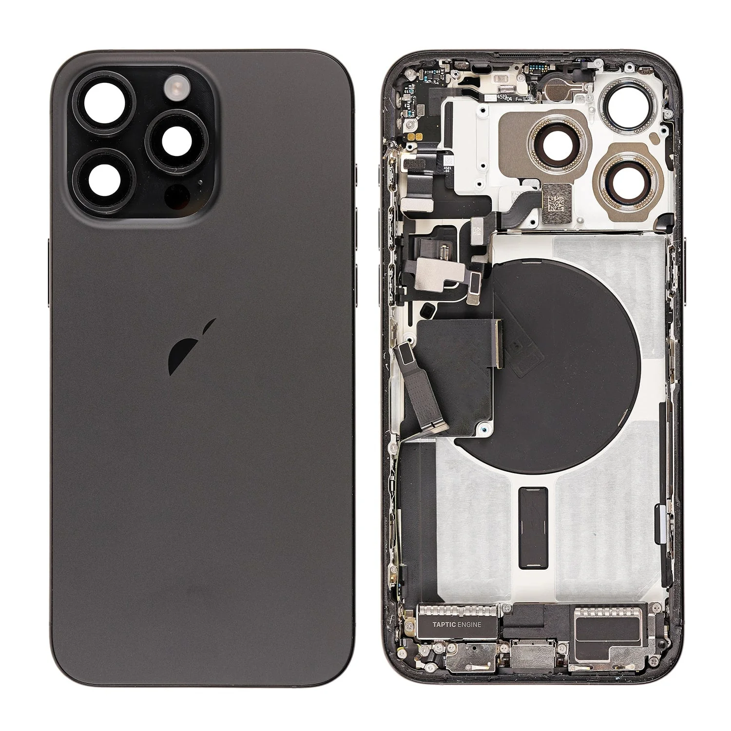 ReplacementForiPhone15ProMaxBackCoverFullAssembly-BlackTitanium
